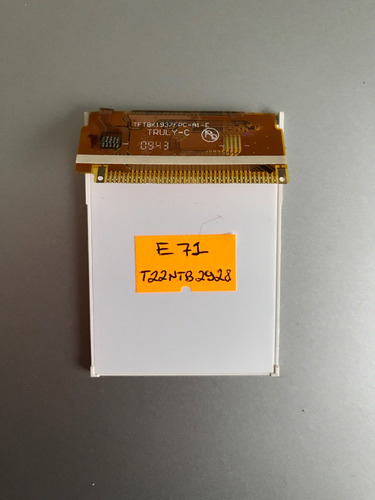 Display E71 T22ntb2928 - Cog1151fpc-a1 - Cog1141fpc-a1