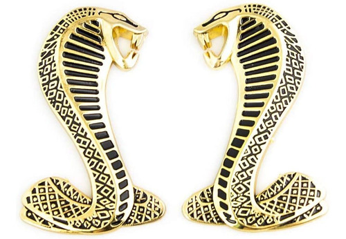 2pc 3d Serpiente Cobra Emblema Emblema Guardabarros Gua...