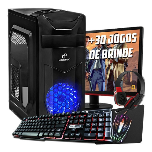 Pc Gamer Intel/ Core I5/ 8gb/ 1tb/ Gtx 1050ti 4gb /led