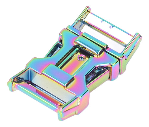 Side Release Buckle 4pcs 25x47mm Zinc Alloy Glossy Wide