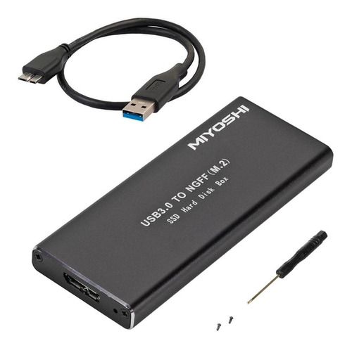 Adaptador M2 Ssd Usb 3.0 Carry Disk Tarjeta Ngff Aluminio