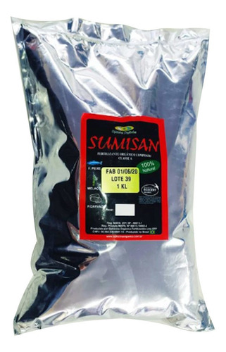 Fertilizante Orgânico Sumisan - 1kg