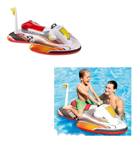 Boia Bote Inflável Jet Ski Intex 1,17m Para Crianças