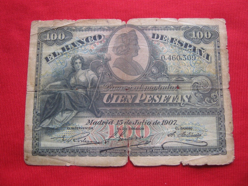 España 100 Pesetas 1907 