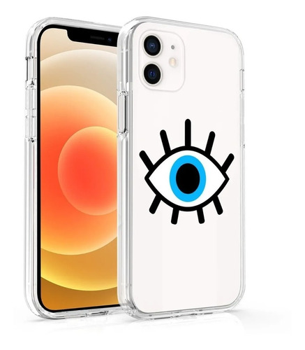 Funda Case Para iPhone Tpu Ojos X Xs Xr Xs Max 12/pro/max