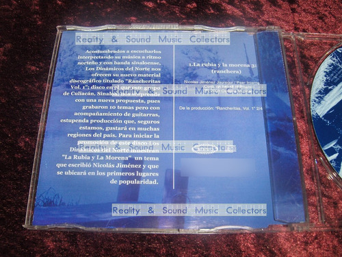 Los Dinamicos Del Norte Rubia Y La Morena Cd Single (Usado)