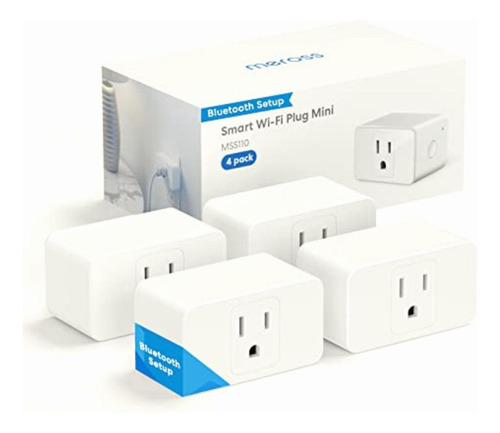 Meross Smart Plug 4 Pack, 15a Y Toma Wi-fi, Configuración