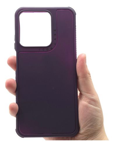 Funda 3 En 1 Para Moto G15 Case Uso Rudo Full Protector Supreme - Violeta Moto G15