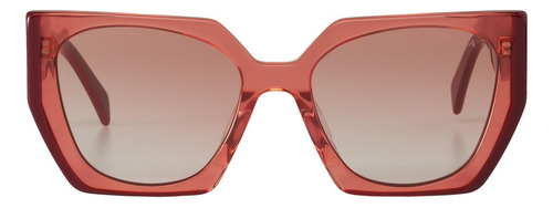 Prada Spr 15w 122-1l0 Rectangle Shape Vino Degradado (Usado)