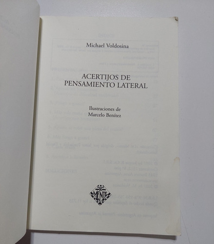 Libro Acertijos Pensamiento Lateral Mente Consultar Stock