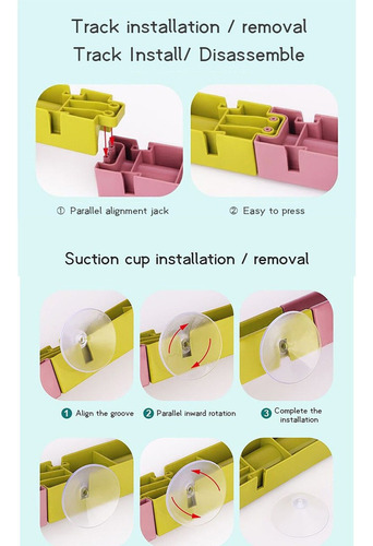 Yu Diy Juguetes De Baño Tobogán Diy Cascadas De Interior