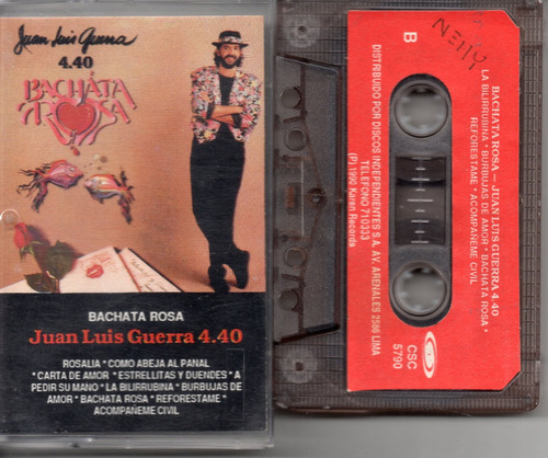 Juan Luis Guerra 440   Cassette  Ricewithduck