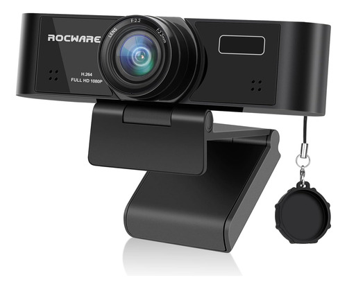 Cámara Usb Webcam Rocware Rc15 1080p Mic 120°fov No Logitech