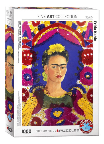 Rompecabezas Eurographics Retrato Frida 1000 Piezas 14+