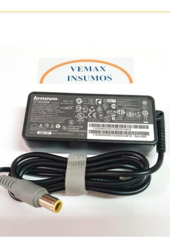 Imagen 3 de 3 de Cargador Lenovo 20v 3.25a X120e X200 X201 X230t X3 T400 T60