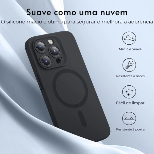 Capa Case Soft Case Cloud Com Magsafe iPhone 15 Pro Max Esr