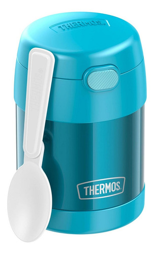 Termo Acero Inoxidable Tarro De Comida Lunch Para Niños Color Celeste