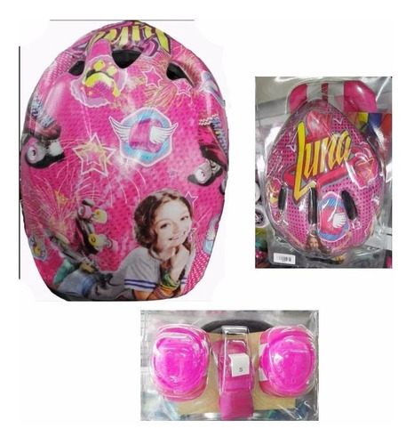 Kit De Proteccion De Patinaje Para Niña Soy Luna Oferta