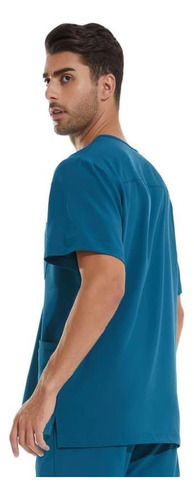 Cozyfit Scrub Top Para Hombres Scrubs De Cuello En V Con 3 M