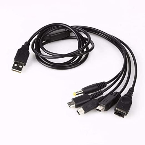 Skywin Cable Cargador Usb 5 En 1 Para Nintendo  Cable Ca.