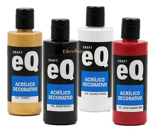 Acrilico Pintura Decorativa X 150cc Eq Arte