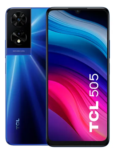 comprar Tcl Celular Smartphone 505 4g, 256gb, 8gb Ramboost(4 + 4), Tela Hd+ 6,75'', Dual Sim, Nfc, Câmera Dupla 50mp + 2mp E Frontal 5mp - Azul