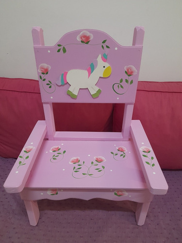 Sillon Infantil Juvenil Apoyabrazos Madera