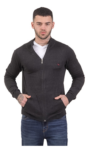 Campera Tejida, Hombre, Negra. Bravo Jeans. Talle S Al 4xl