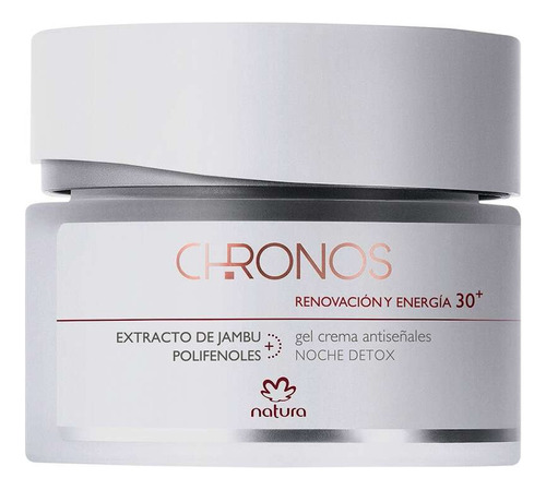 Gel Crema Antiseñales 30+  Noche Detox Natura Chronos 