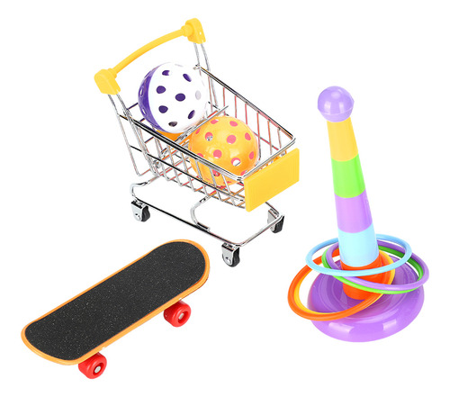 4pcs/set Puzzle Puzzle Toys Bell Ball Cart Circle