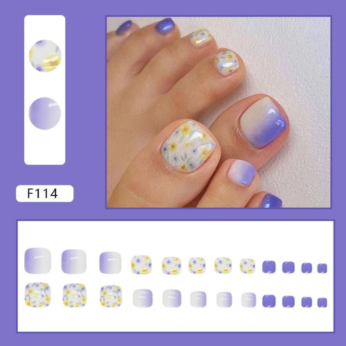 Unhas Postiças, Unhas Curtas E Quadradas, Glitter Para Mulhe