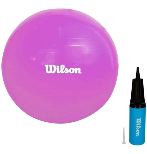 Wilson Pelota Pilates PP0055 Diámetro 55 cm PVC Con Bomba Para Inflar