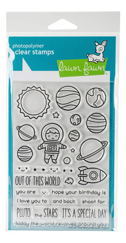 Lawn Fawn Clear Stamps 4 X6  Lf1330 Out Este Mundo