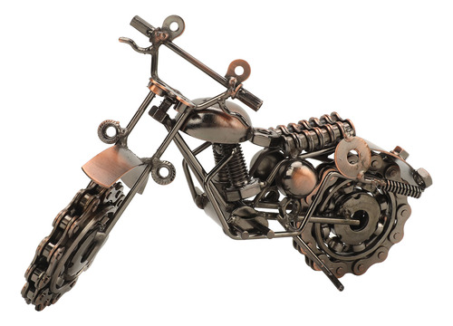 Modelo De Juguete Metálico Para Motocicleta, Textura Antigua
