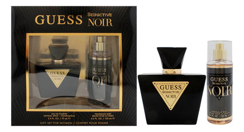 Conjunto De Presente Perfume Guess Seductive Noir Para Mulhe