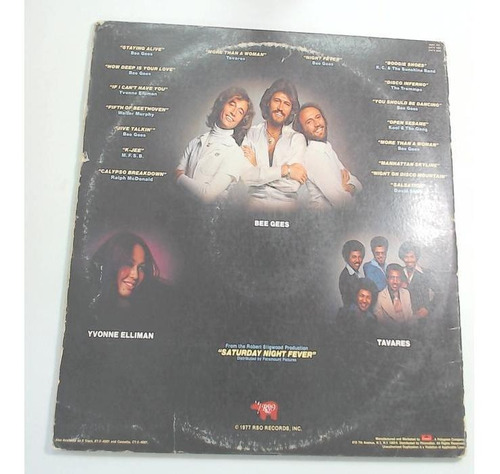 Saturday Night Fever. Vinilo Importado (Usado)