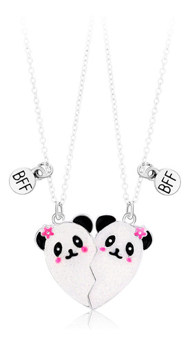 1 Par De Collares Panda Love Collar Bff Best Friends