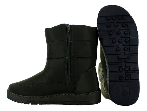 Furor Bota Invierno Esquimal Confort Textil Verde Mujer 8226
