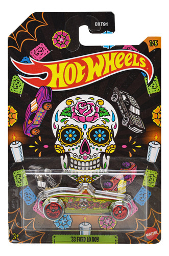 Hot Wheels Dia De Muertos 33 Ford Lo Boy 1:64 Mattel Cd