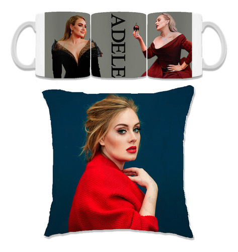 Taza De Adele Regalo 21 Rihanna Pop Cojin 30x30 Set 02