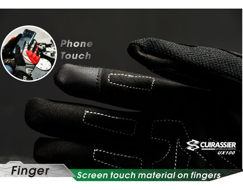 Guantes De Moto De Dedo Completo Con Pantalla Táctil