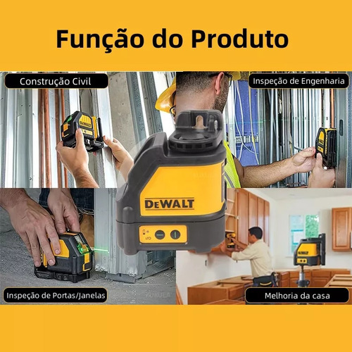 . Para Linha Verde Laser Level 2 Cross Lines Laser