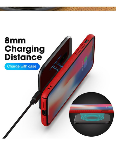 Imagen 7 de 9 de Cargador Inalambrico 15w Real iPhone X 11 12 S20 S21 Usb C
