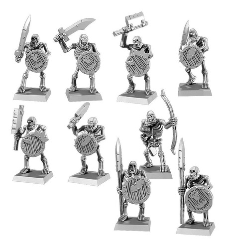 Monstrous Encounters Esqueletos Orco Frostgrave Resina Rol 