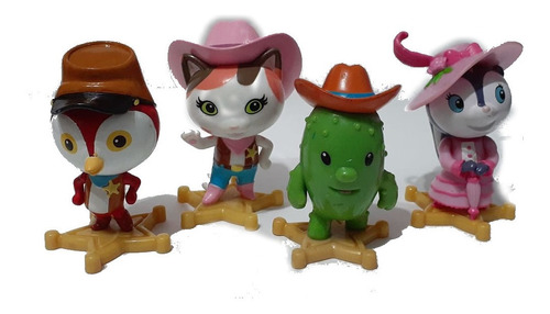 Lote De 4 Muñecos Originales Sheriff Callie Wild West Disney