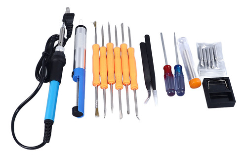 Kit De Soldador Soldador Ajustable De Temperatura De 110v
