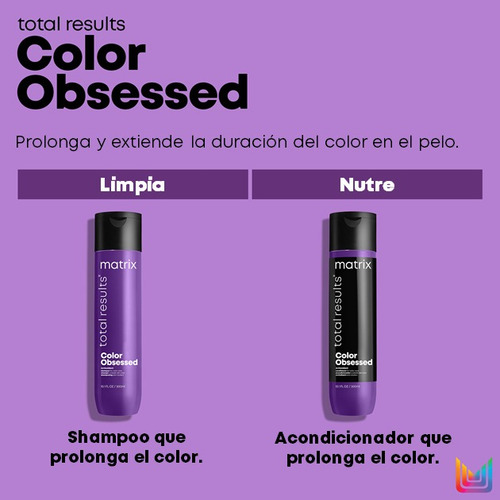Imagen 3 de 5 de Acondicionador Color Obsessed X300ml Total Results Matrix