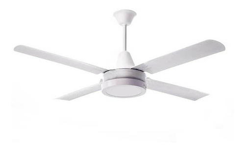 Ventilador De Techo Blanco Con Plafon Led Cuo Tg