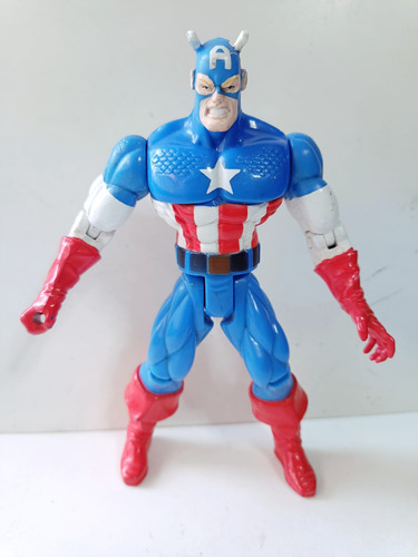 Spider-man Electro Spark Capitan America 1997 Toy Biz (Usado)