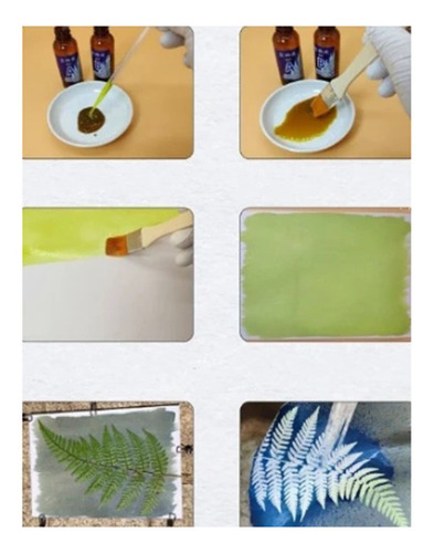 Conjunto De Cianotipos Crea Un Plano O Imágenes Con Cianotip